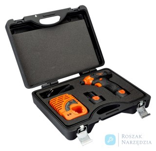 Zestaw wkrętarki udarowej 12V 1/4" compact z bateriami i ładowarką BAHCO