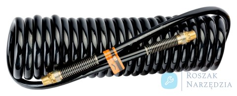 Wąż pneumatyczny spiralny poliuretanowy 13 mm 10 m 1/2"-1/2" BAHCO