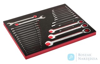 Zestaw kluczy w wkładce z pianki - 31 szt. Fit&Go 3/3 BAHCO