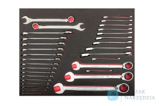 Zestaw kluczy w wkładce z pianki - 31 szt. Fit&Go 3/3 BAHCO