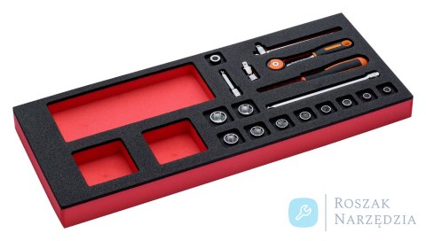 Zestaw nasadek 1/4" 5.5-14 mm, 17 elementów BAHCO