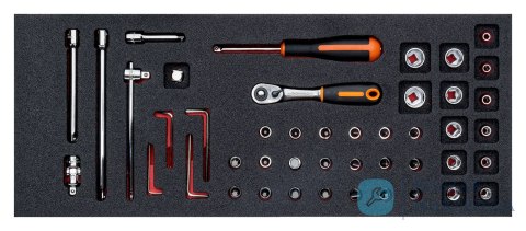 Wkład narzędziowy 1/4" - 45 elementów BAHCO Wkład narzędziowy 1/4" - 45 elementów BAHCO