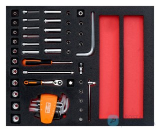 Nasadki 1/4" - 44 elementy BAHCO