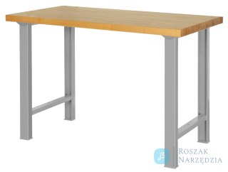 Stół warsztatowy z drewnianym blatem 1800x750x1030 mm (pomarańczowy) BAHCO
