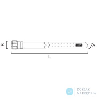 Pasek skórzany wzmacniany 1380 mm BAHCO