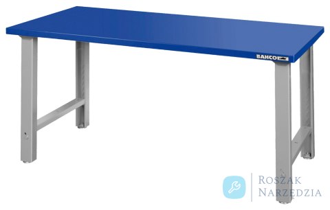 Stół warsztatowy 1800 mm blat stalowy czerwony BAHCO