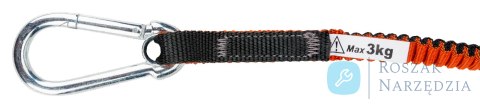 Smycz do narzędzi 3 kg, długość 80-120 cm z karabińczykiem BAHCO