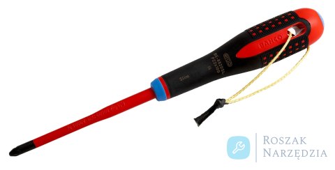 Wkrętak izolowany ERGO™Slim  VDE  Pozidriv PZ2 100 mm z pierścieniem z kevlaru BAHCO