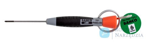 Wkrętak PH0 z obrotowym uchwytem, grotem 50 mm BAHCO