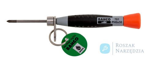 Wkrętak PH0 z obrotowym uchwytem, grotem 50 mm BAHCO