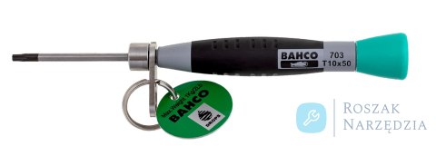 Wkrętak płaski T15 x 75 mm z obracającym się uchwytem BAHCO
