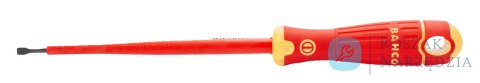 Wkrętak izolowany płaski 0.4x2.5x75 mm BAHCO