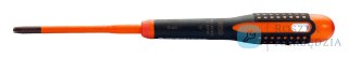 Wkrętak izolowany ERGO SLIM kombinowany do śrub 5.0/PH1 x 80 mm BAHCO