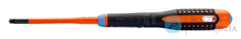 Wkrętak izolowany ERGO SLIM kombinowany do śrub 5.0/PZ1 x 80 mm BAHCO