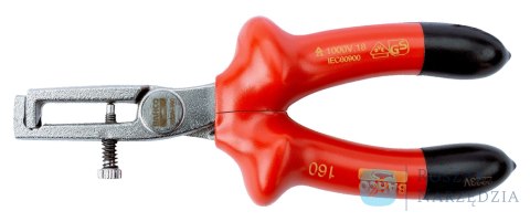 Szczypce do ściągania izolacji, długość 160 mm, zakres 0.5-5 mm,  VDE  BAHCO