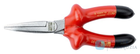 Szczypce izolowane z końcówkami płaskimi 160 mm  VDE  BAHCO