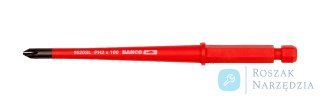 Grot wymienny izolowany SLIM kombinowany do śrub 6.0/PH2 x 100 mm do wkrętaka 808060, 2 szt. BAHCO