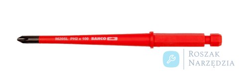 Grot wymienny izolowany SLIM kombinowany do śrub 6.0/PH2 x 100 mm do wkrętaka 808060, 2 szt. BAHCO