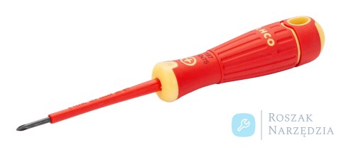 Wkrętak izolowany PH0x75 mm SB BAHCO