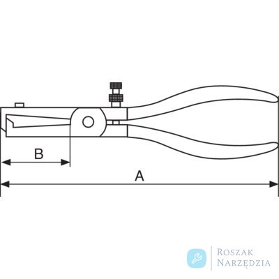 Szczypce do zdejmowania izolacji 160mm AL-BR BAHCO