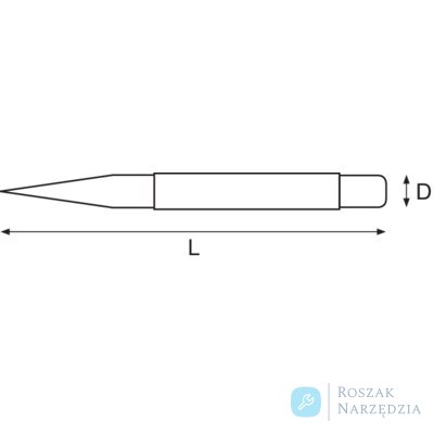 Puntak nieiskrzący CU-BE 100 mm BAHCO