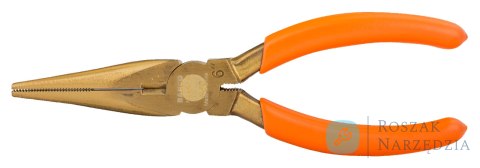 Szczypce półokrągłe wydłużone nieiskrzące AL-BR 180 mm BAHCO