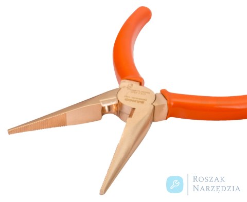 Szczypce półokrągłe wydłużone nieiskrzące 160 mm BAHCO