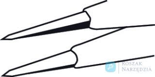 Pęseta AA-SA, antymagnetyczna, stal nierdzewna, kwasoodporna, pokryta PVC, 130 mm BAHCO