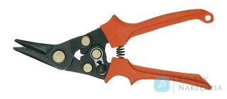 Nożyce do blachy lewo-proste 250 mm, cięcie stali 0.8 mm BAHCO