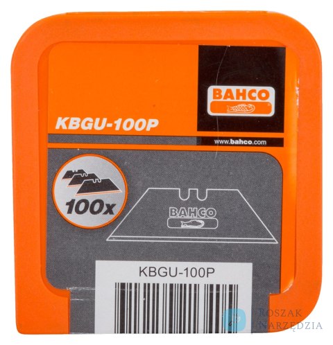 Ostrza zapasowe 100 sztuk, 19 mm BAHCO