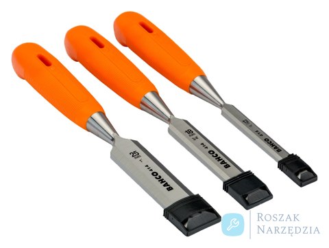 Zestaw dłut 3 sztuki 12-18-25mm w pudełku BAHCO