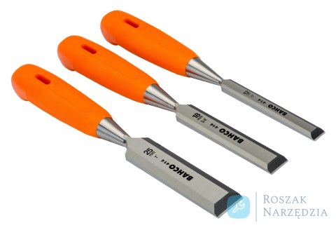 Zestaw dłut 3 sztuki 12-18-25mm w pudełku BAHCO