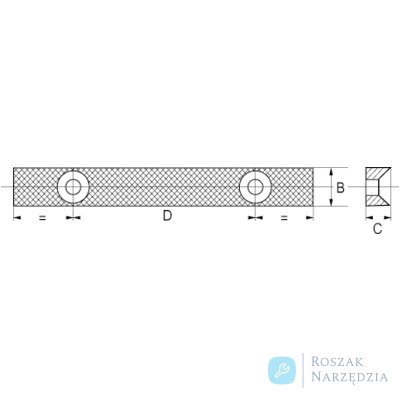 Szczęki i śruby zapasowe do imadła 607201500 dł. 150 mm BAHCO