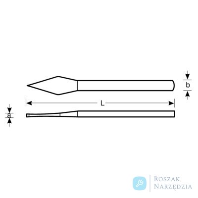 Przecinak punktowy 200 mm BAHCO