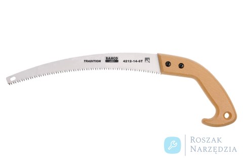 Piła sadownicza 280 mm 6Z/Cal z drewnianą rękojeścią BAHCO