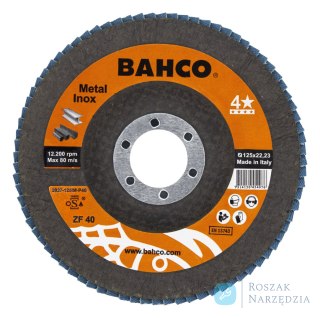 Tarcza lamelkowa wypukła do metalu i Inox 115mm P40 BAHCO (20 szt.)