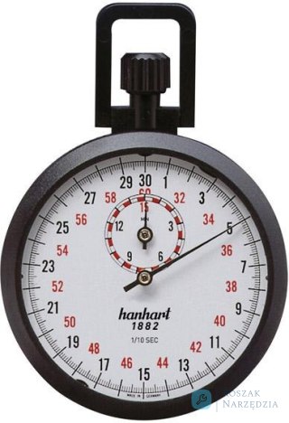 Stoper precyzyjny z korona 1/10-s 15min. HANHART