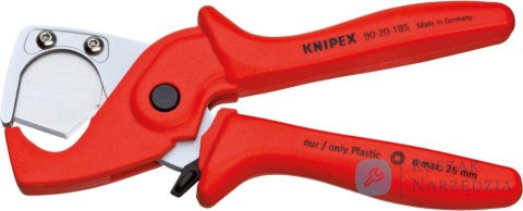 Nożyce do węży i rur PLASTICUT, 185mm, 90 20 185, KNIPEX