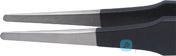 Pinceta dla elektroników, 120mm, końcówki okrągłe, czarna, 92 58 74 ESD, KNIPEX