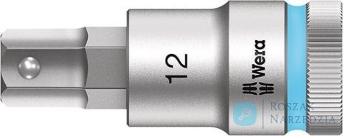Nasadka wktetakowa 1/2" d.śrub z gniaz.6-kat. z funkcja przytrzym. ,12x60mmWera