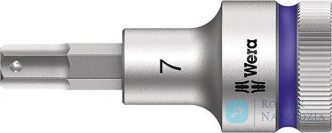 Nasadka wktetakowa 1/2" d.śrub z gniaz.6-kat. z funkcja przytrzym,7x60mm Wera