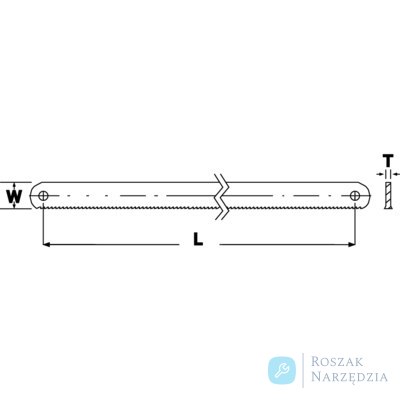 Brzeszczot bimetaliczny Sandflex 300 mm progresywne uzębienie 18-28 Z/Cal BAHCO