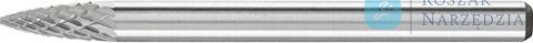 Maly frez trzpie.ze stop.tward.luk.ostry0307 4 3mm3x7mm Pferd