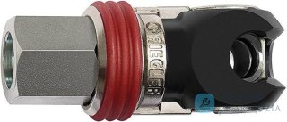 Szybkozlacze bezp.odchyl.stalowe,srednica nom. 7,2mm,gwint wewnętrzne  G1/4" RIEGLER