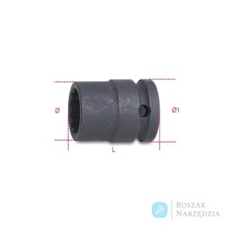 Nasadka udarowa 1/2" 12-kątna 30 mm fosforowana, 720B Beta