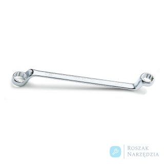 Klucz oczkowy odsadzony dwustronny 17x19 mm, 90 Beta