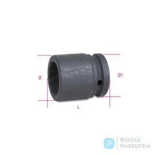 Nasadka udarowa 3/4" 12-kątna 38 mm fosforowana, 728B Beta
