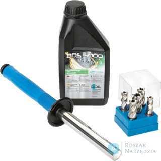 Zestaw podstawowy PowerWorker ZST100 do wiertarki magnetycznej 7-czesciowy BDS