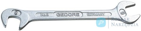 Klucz płaski,2-stron.maly4,5mm GEDORE