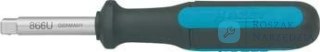 Rękojeść wkrętakowa do nasadek 1/4", 137mm, 866U HAZET
